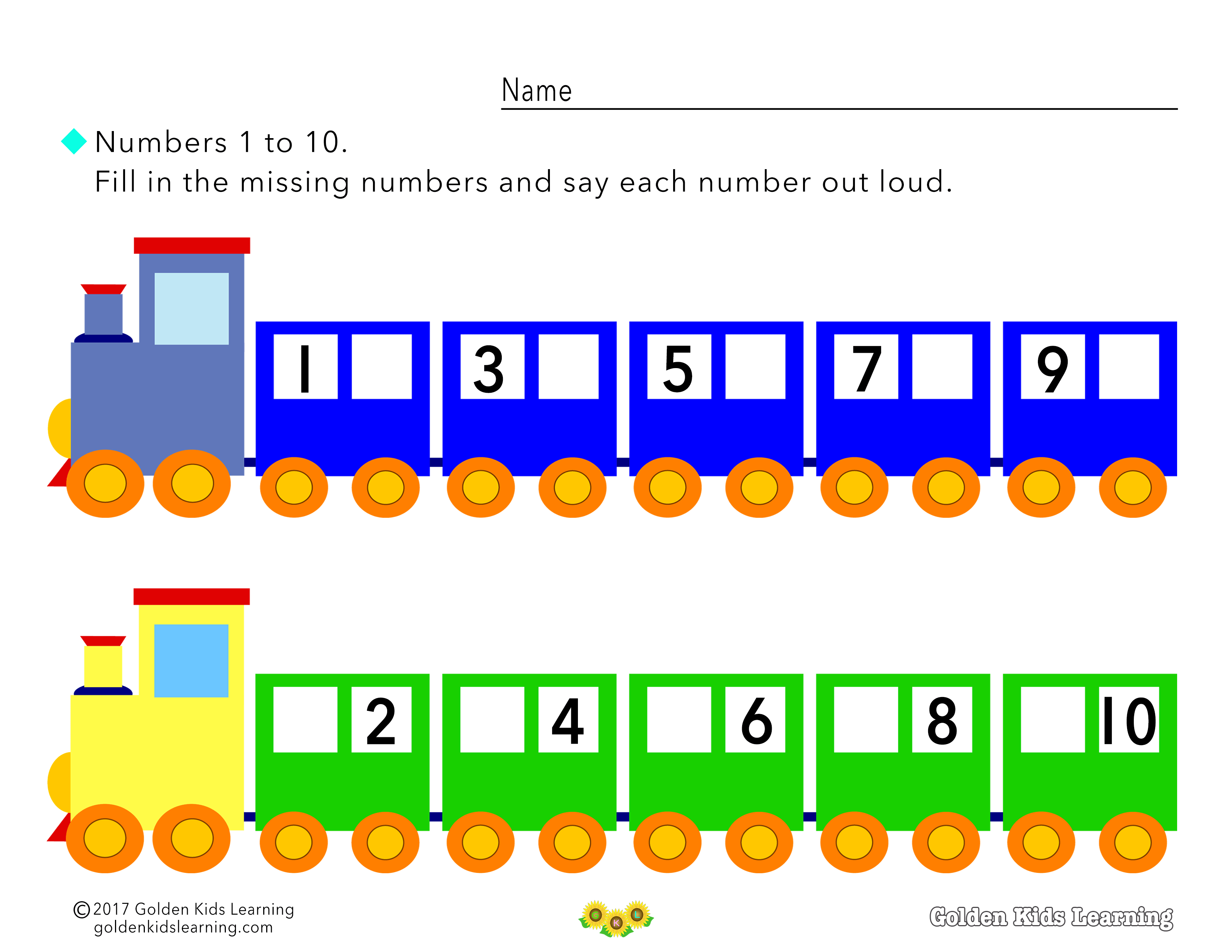 number train 2